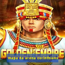 mapa da arena corinthians